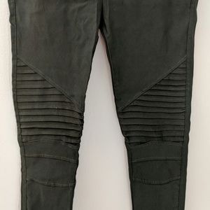 Olive green leggings